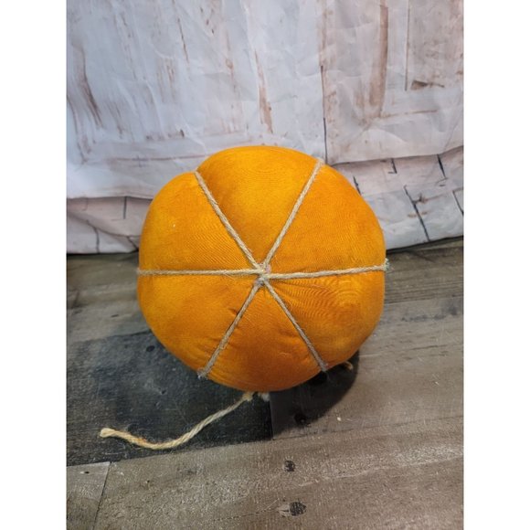 Large Halloween Fall plush stuffed pumpkin decor harvest - Picture 6 of 6